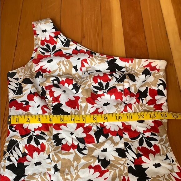 Vintage Floral One Shoulder Dress - Picture 7 of 14